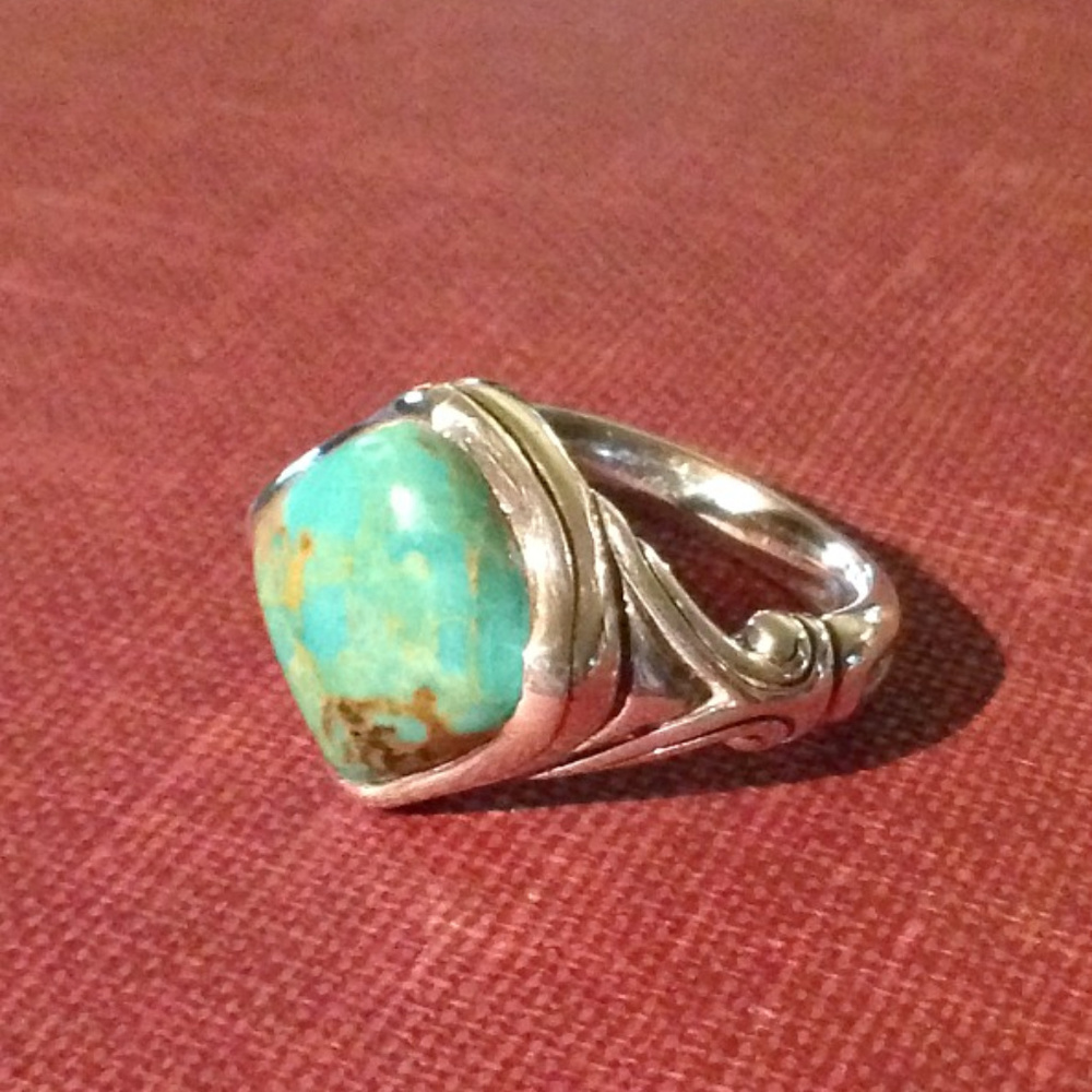 Sterling silver and turquoise ring